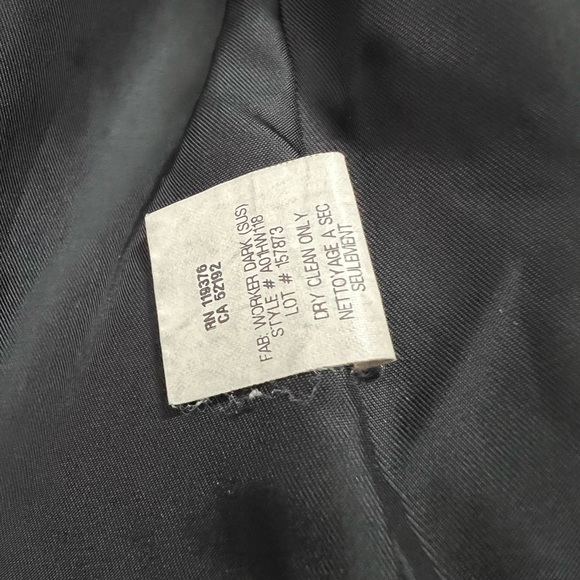 Helmut Lang Jean/Leather Double Zip Asymmetrical Jacket- Medium - Picture 11 of 12